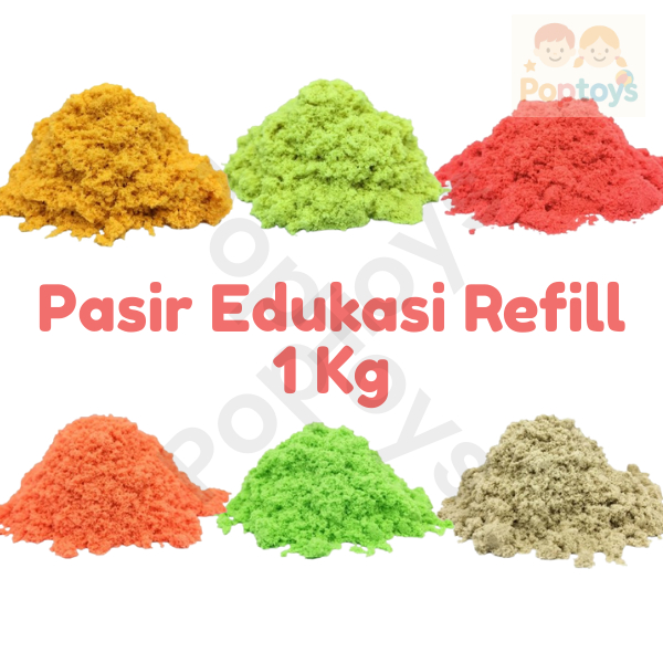Pasir Ajaib Mainan Anak 1Kg Pasir Warna Pasir Warna Ajaib 1 Kg
