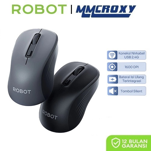 Robot M500 Mouse Wireless Rechargeable Silent Click