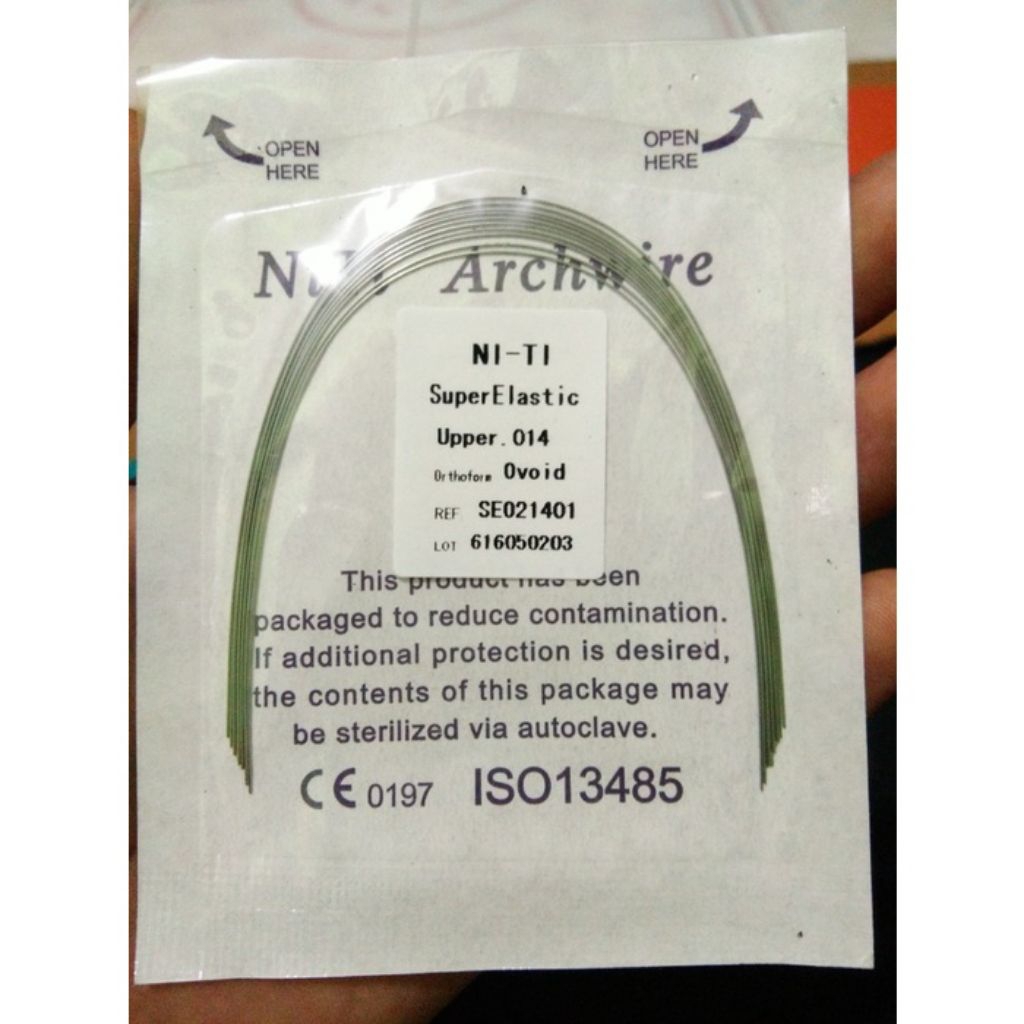 KAWAT NITI 0.18 / KAWAT GIGI / KAWAT BEHEL / KAWAT BEHEL GIGI / KAWAT SATUAN