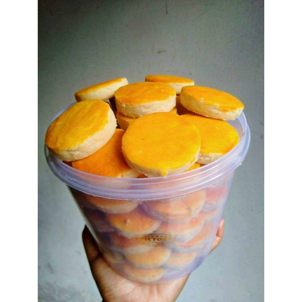 Kue Kacang Pia Kering Kacang Kue Lebaran Kemasan Toples