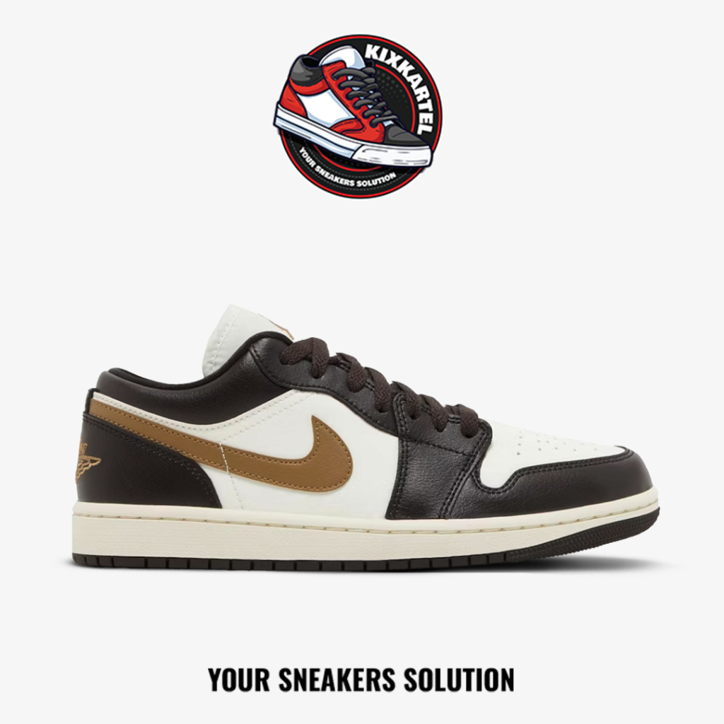 Nike Air Jordan 1 Low Sail Brown Mocha Shadow Brown Mocha Authentic