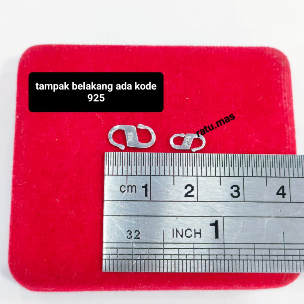 Kaitan/Kokot S Perak Asli 925