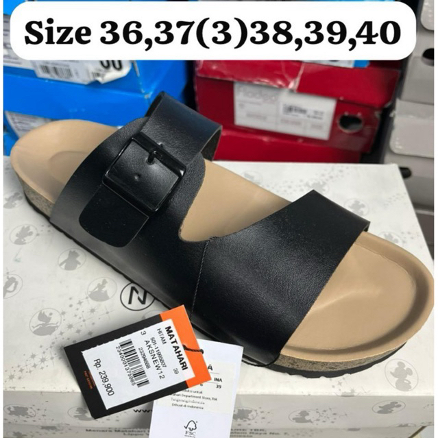 SANDAL FLAT NEVADA WANITA BARU ORI