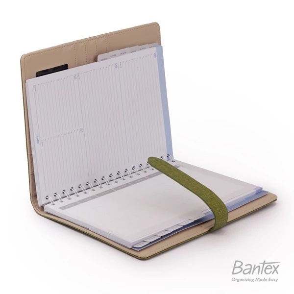 Buku Agenda planner Bantex Cover Kulit / Daily Planner