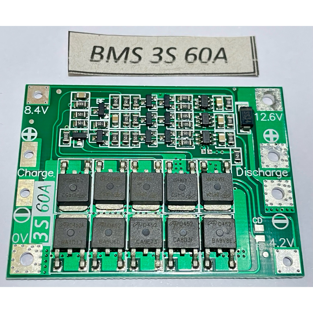 Bms Lithium 3S 40A 11,1V Bms Pengaman Batre With Balance