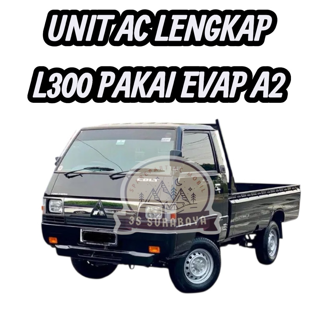 Unit Ac L300 Mitsubishi Paket Lengkap Pakai Evap A2 Denso Original Ac mobil Pick up tinggal Pasang (