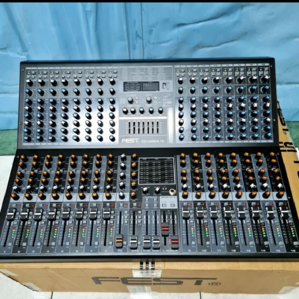 Mixer audio Fest Columbia 16 original 16channel bluetooth | MELODY CLASSIC