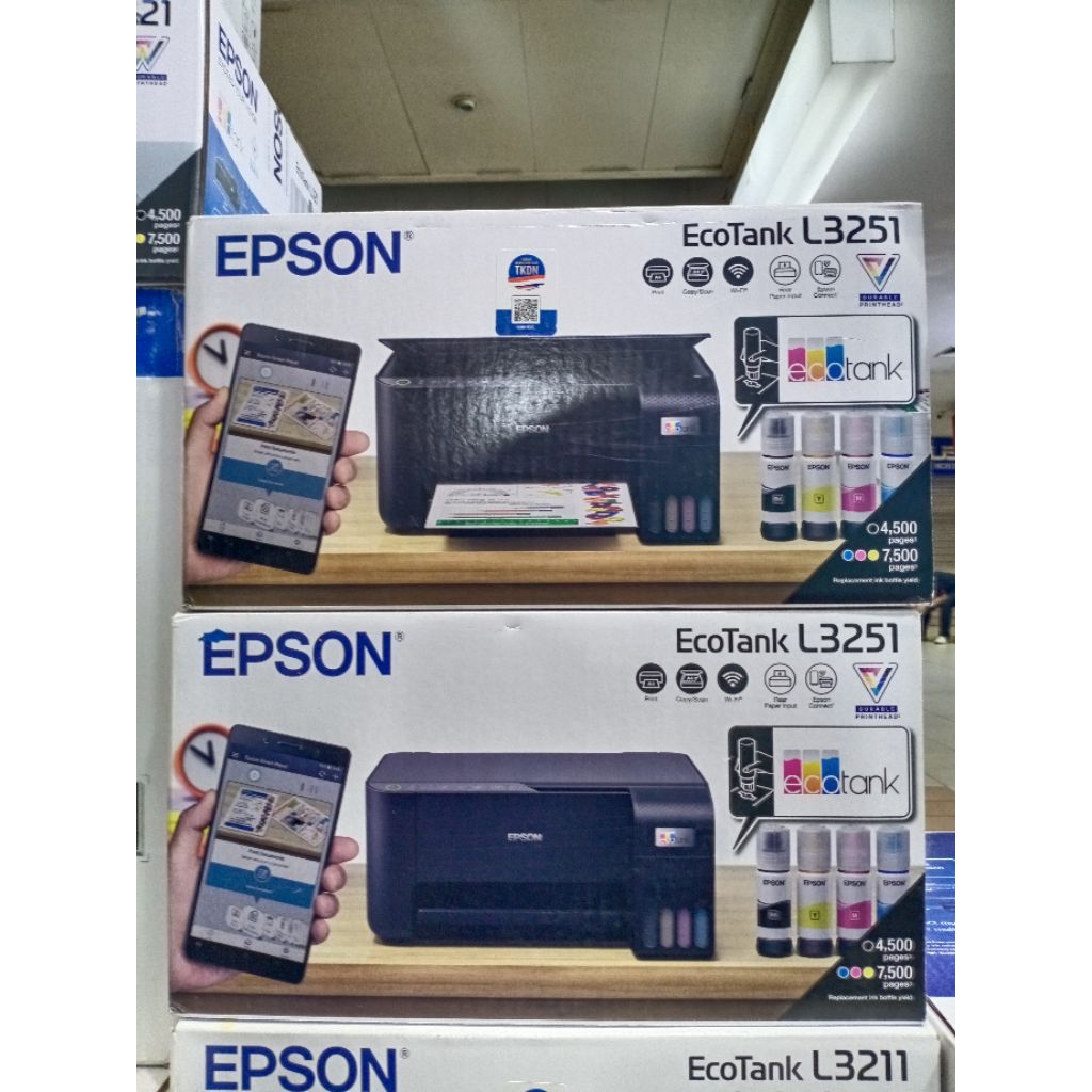 PRINTER EPSON L3251 PRINT, SCAN, FOTO COPY, WIFI ( SUDAH TKDN)