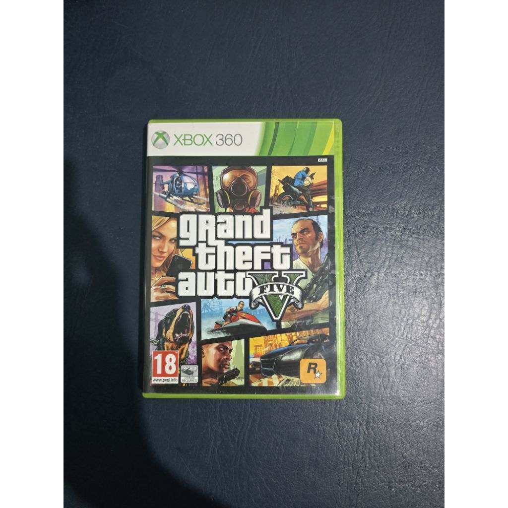 BD Kaset Game XBOX 360 Grand Theft Auto V Five GTA 5 Ori Original
