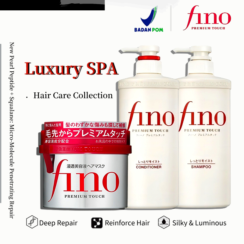 SHISEIDO FINO Hair Mask 230g /Shiseido Fino Premium Touch Hair Shampoo & Conditioner 550ml