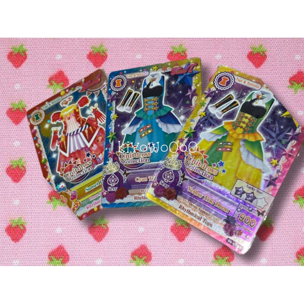 Kartu Aikatsu Card Soleil Satuan Unitdress Collection (Mizuki & Ichigo)