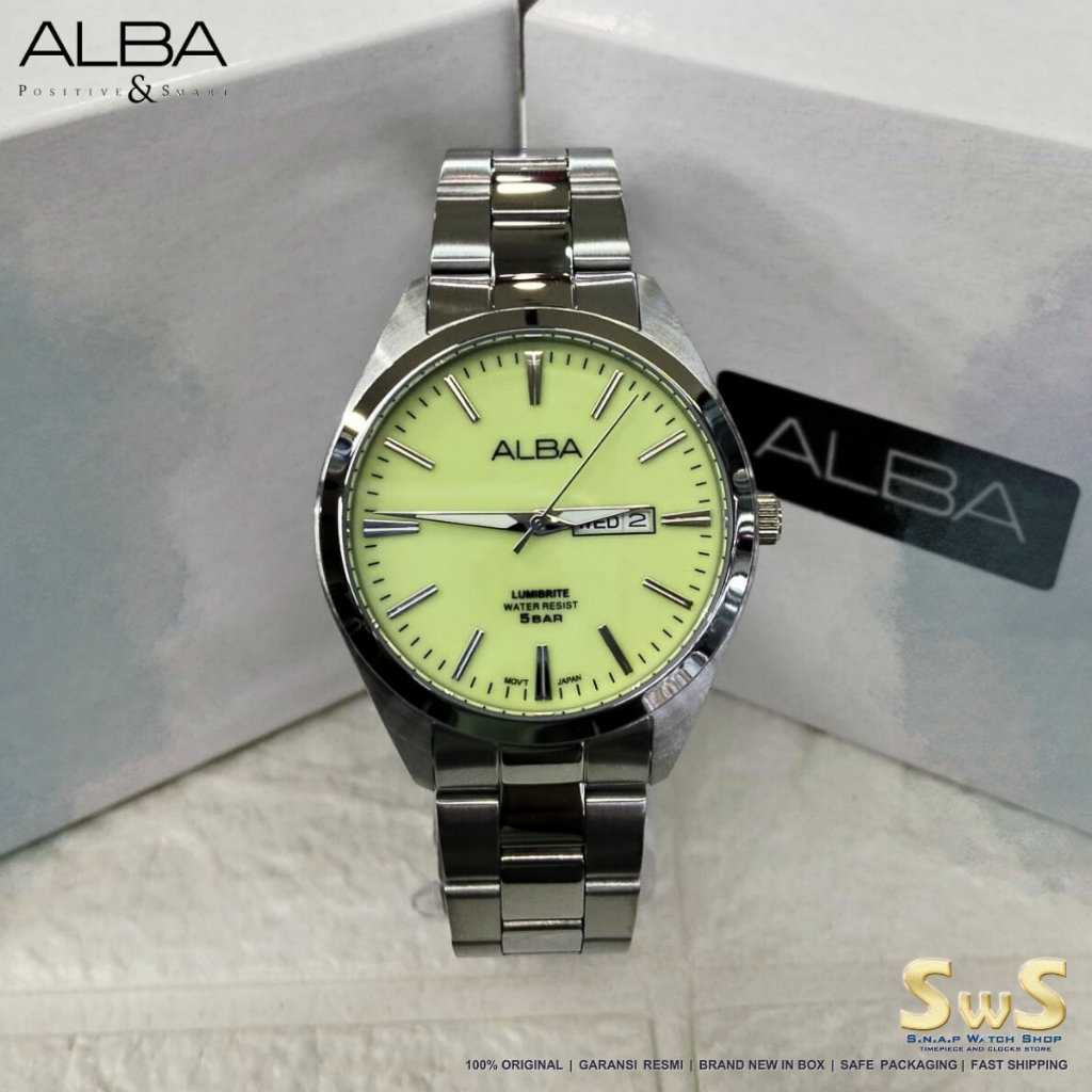 Alba New Model 2025 AJ6211 AJ6211X1 41 mm Arabic Numeral Original Garansi Resmi Jam Tangan Pria