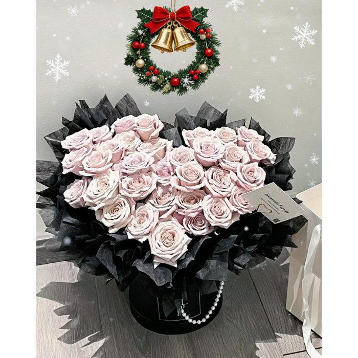 Buket pelukan bunga buatan premium dan bunga sabun - hadiah ulang tahun untuk pacar Anda