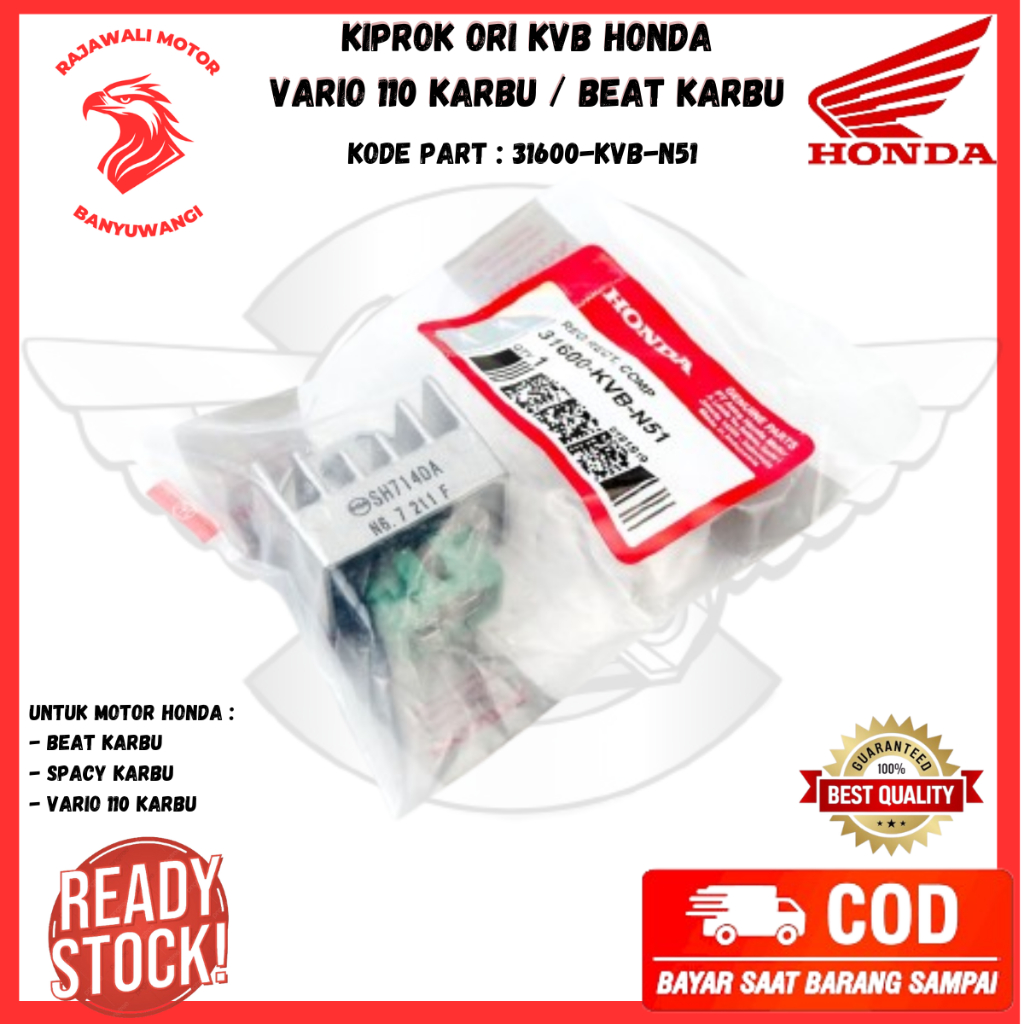 kiprok vario 110 karbu ori - kiprok ori oem beat karbu - beat carbu original premium - beat KVB