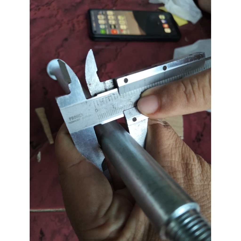 AS RODA BELAKANG TIGER PANJANG 30CM/ AS RODA BELAKANG KLX PANJANG 30CM/ AS RODA CRF 150 PANJANG 30CM