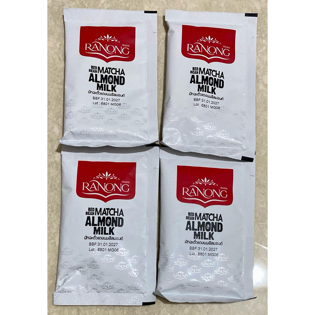 RANONG Red Bean MATCHA Almond Milk /Import/Thailand