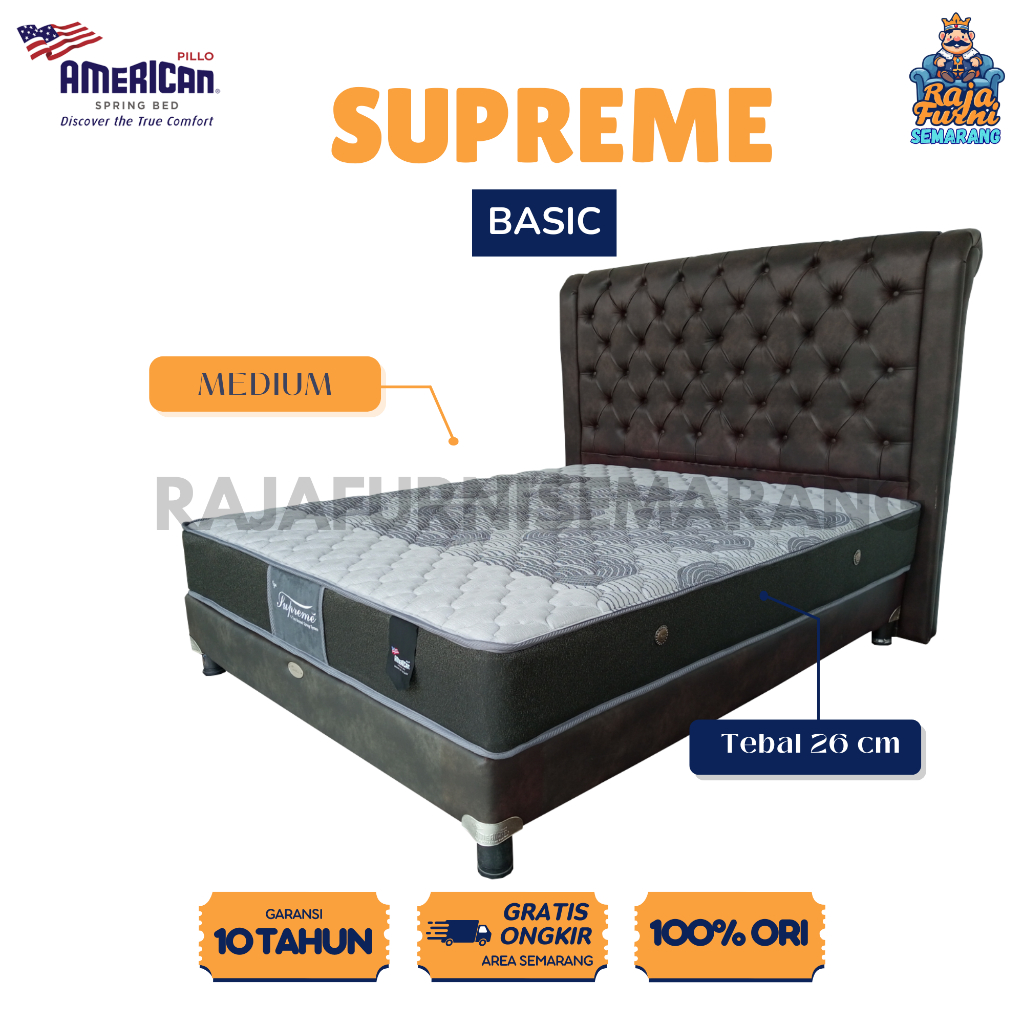 Springbed Supreme Basic American Pillo