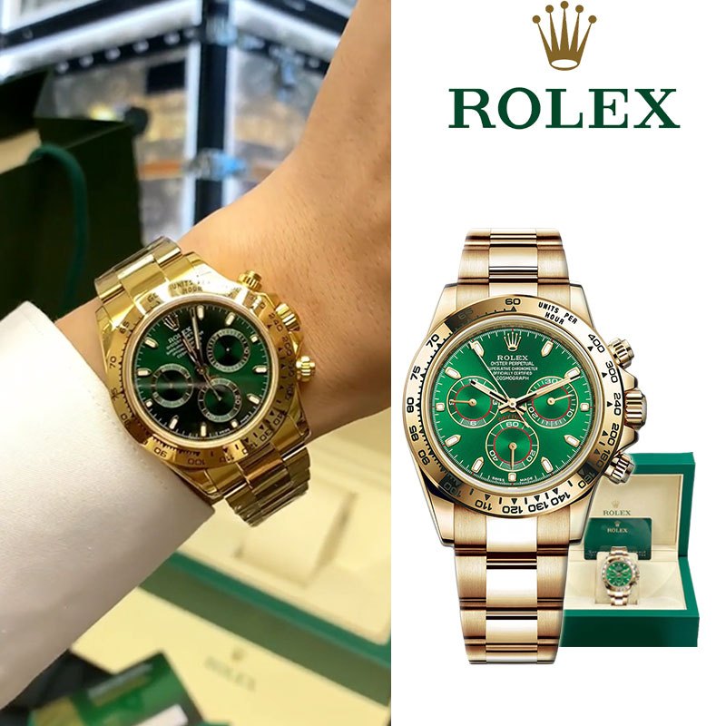 [Daytona] 100% ASLI Rolex Daytona Jam Tangan Rolex Pria M116508-0013 40mm Tahan air Jam Tangan Autom