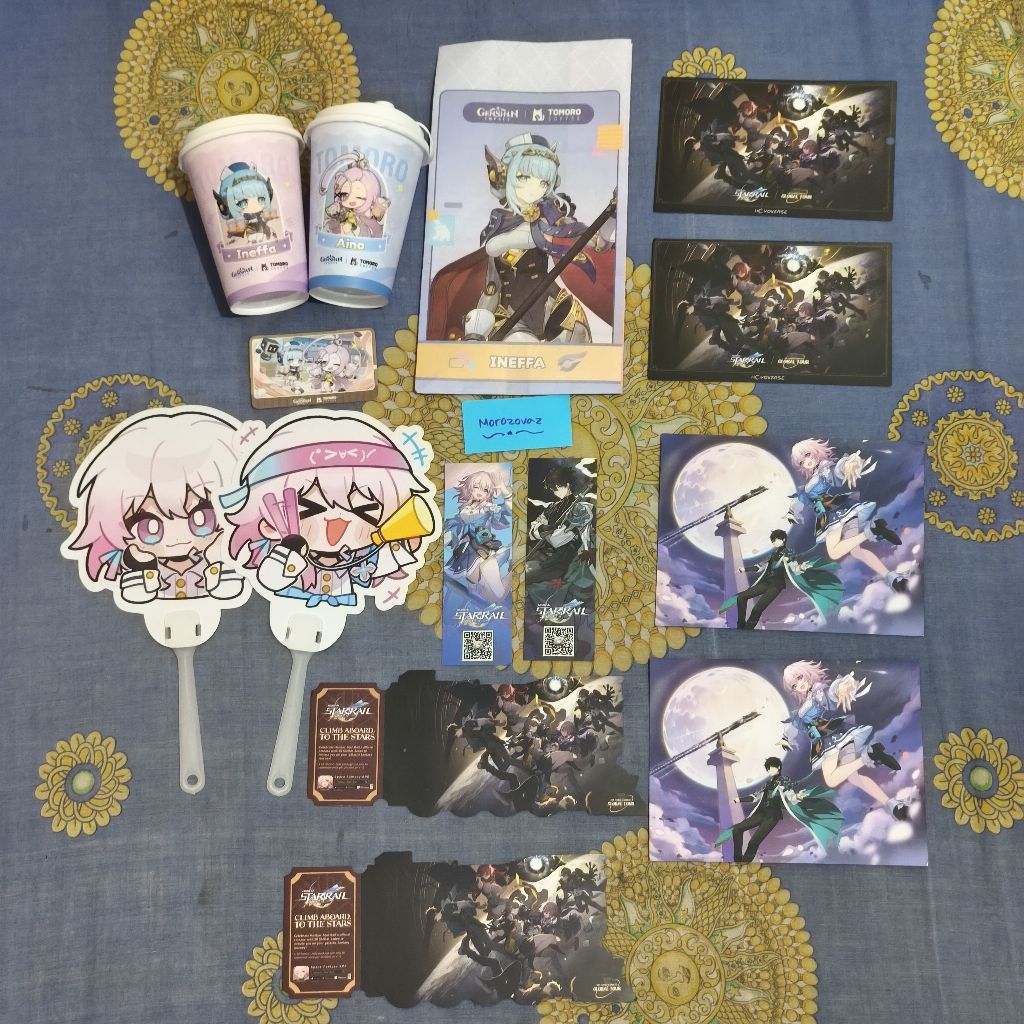 Honkai Star Rail Genshin Impact Event Merch Official Release & Tomoro
