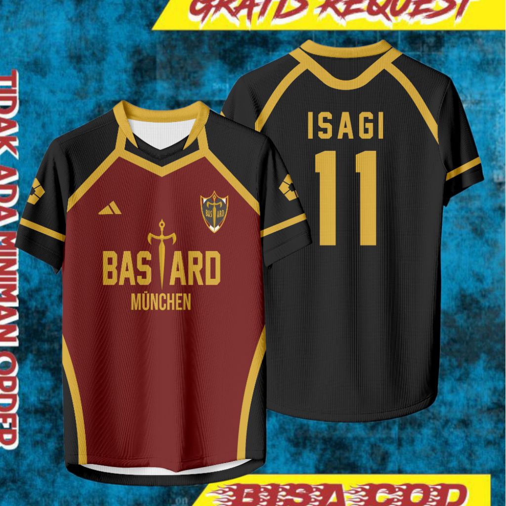 JERSEY BLUE LOCK ISAGI GRATIS REQUEST