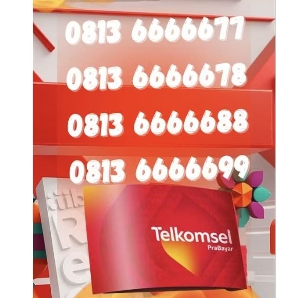 NOMOR CANTIK SIMPATI TELKOMSEL HOKI 66666