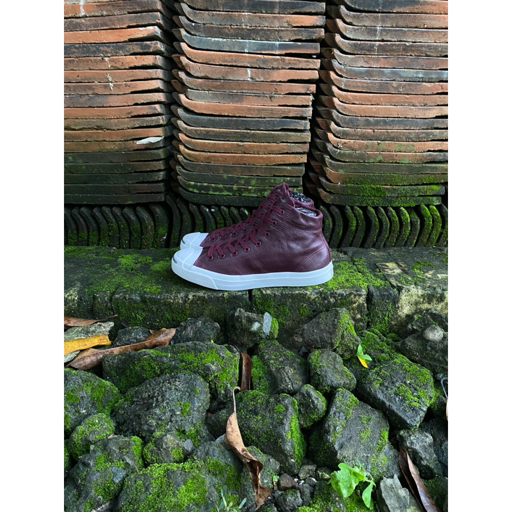 Converse jack purcell mid maroon