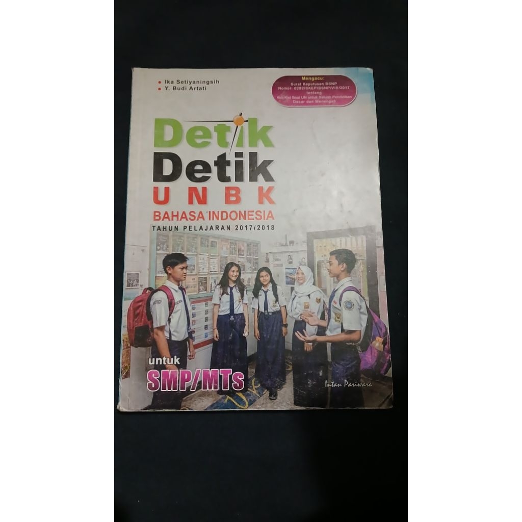 Detik detik UNBK BAHASA INDONESIA Tahun Pelajaran 2017 2018 untuk SMP MTS