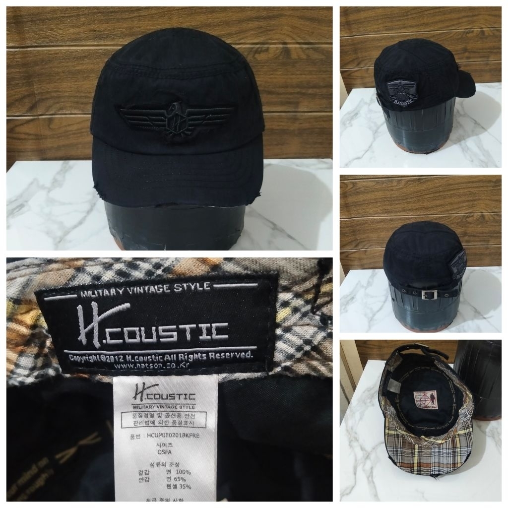TOPI SECOND KOMANDO H.COUSTIC ORIGINAL
