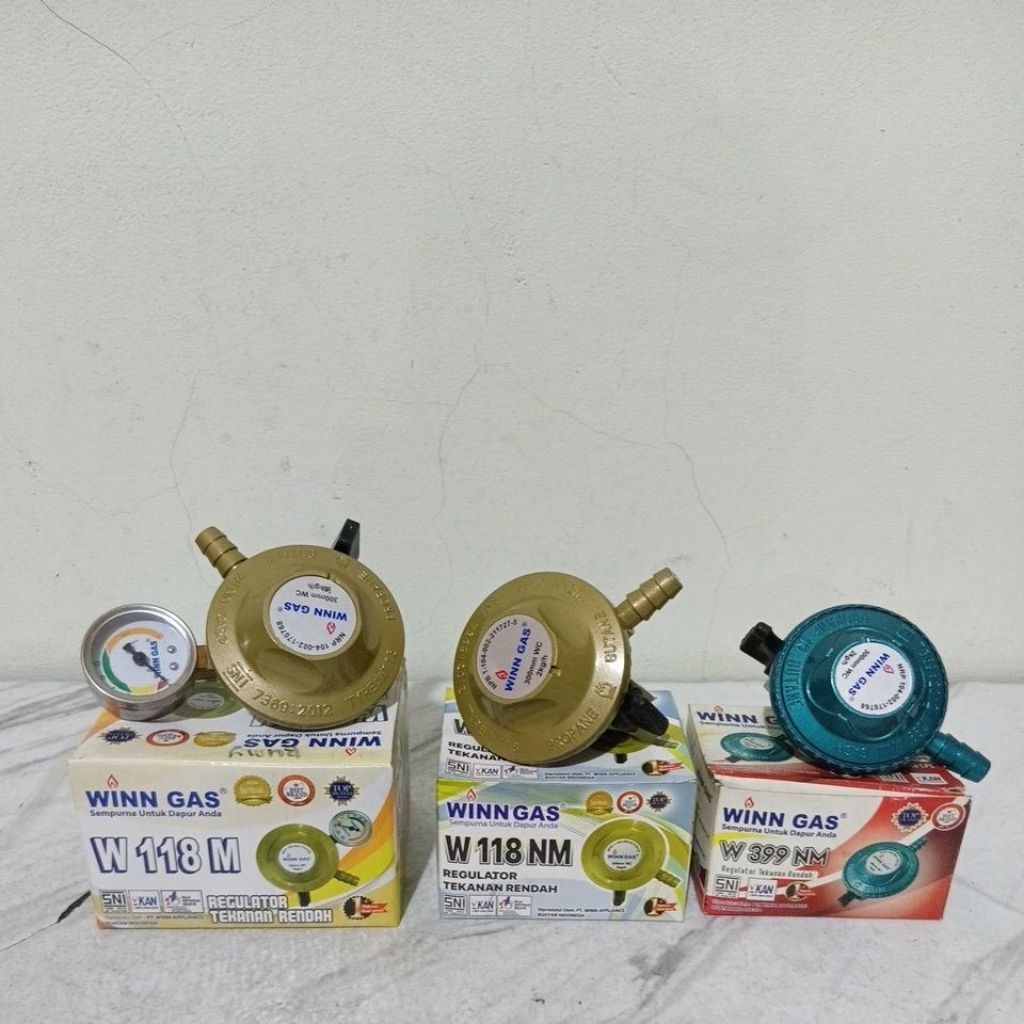 Winn Gas Regulator + Meter, Tanpa Meter