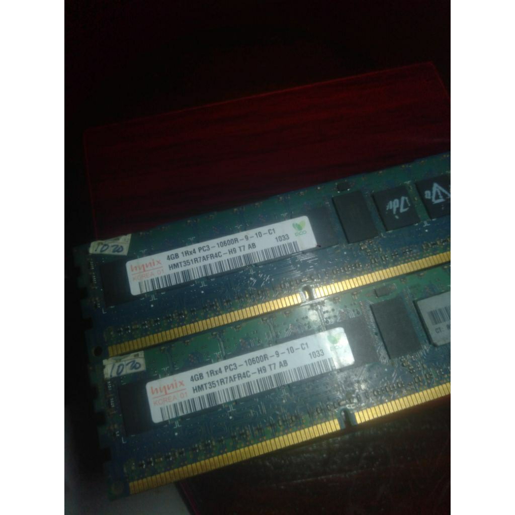 ram server 8Gb 4+4 double ic ddr3