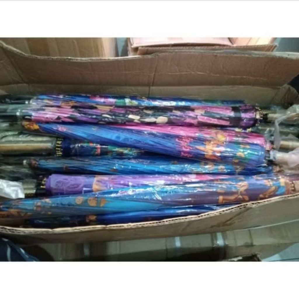 Payung satin 16 jari