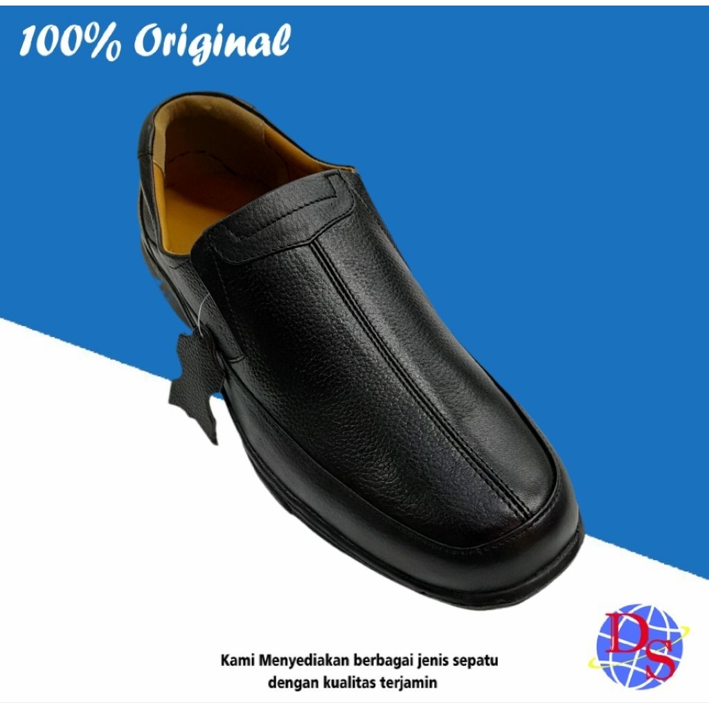 Sepatu Pantofel Pria Formal Loafers Bobby Brown 8810 Hitam Sepatu Kerja Pria Sepatu Pesta Pria