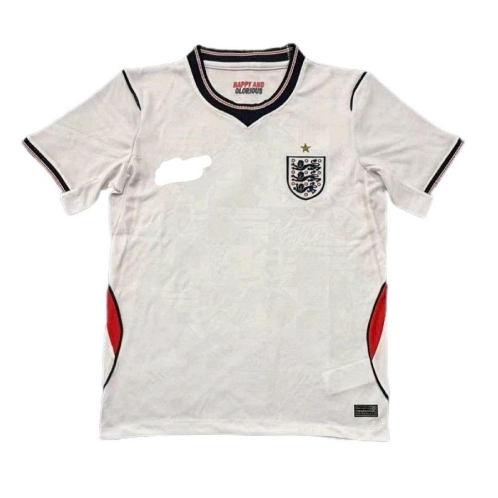 Jersey Kaos Baju Sepak Bola Timnas Inggris England British English Home Away 3rd Third Putih White S