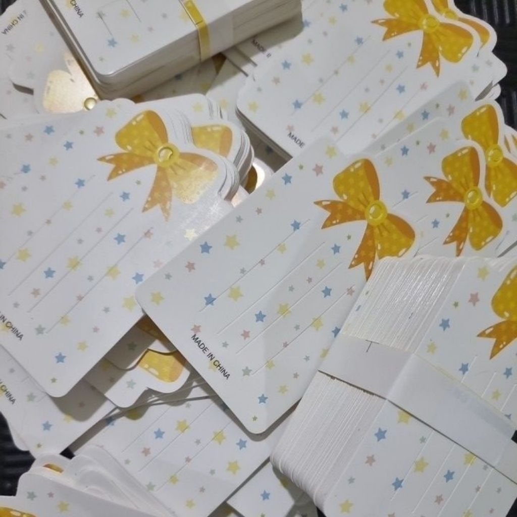 LABEL/ALAS AKSESORIS jepit rambut karet Rambut Harga GROSIR TERMURAH 500pcs