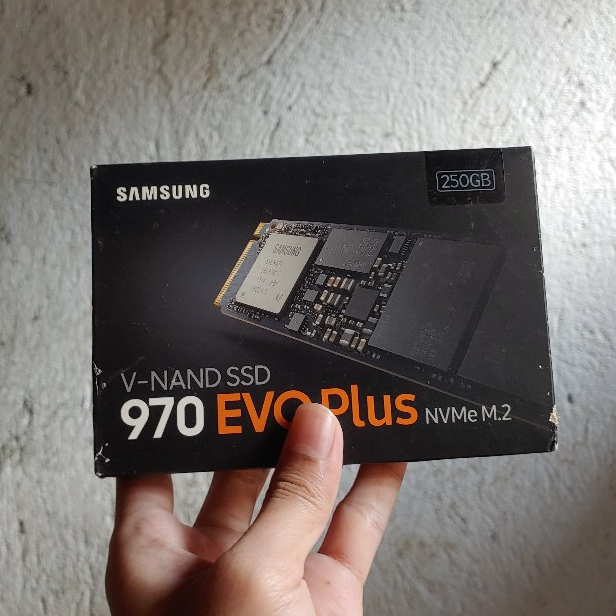 SSD Samsung 970 EVO PLUS 250GB NVME M.2 Second Bekas