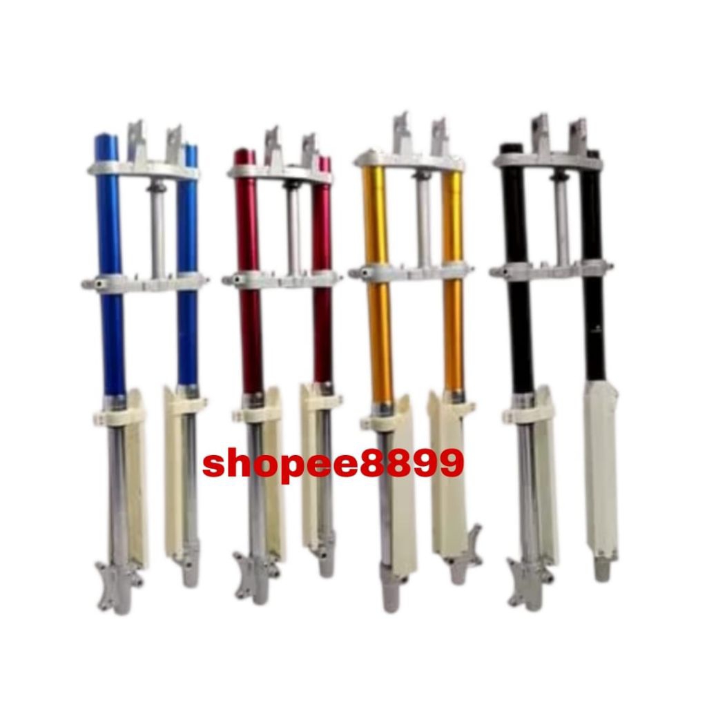 shock Upside down depan KLX 150 aluminium CNC USD shockbreaker Upside down klx