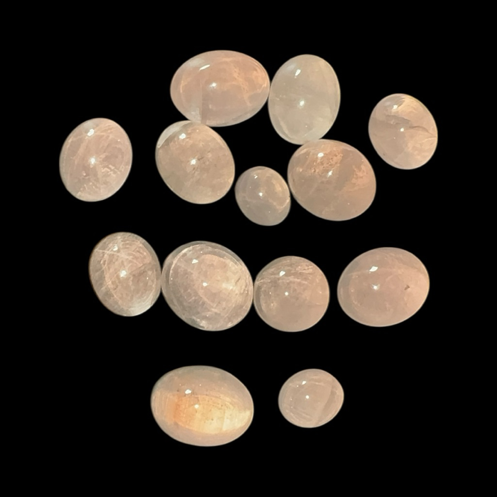 Natural batu mulia permata rese quartz star brazil | BC1-02