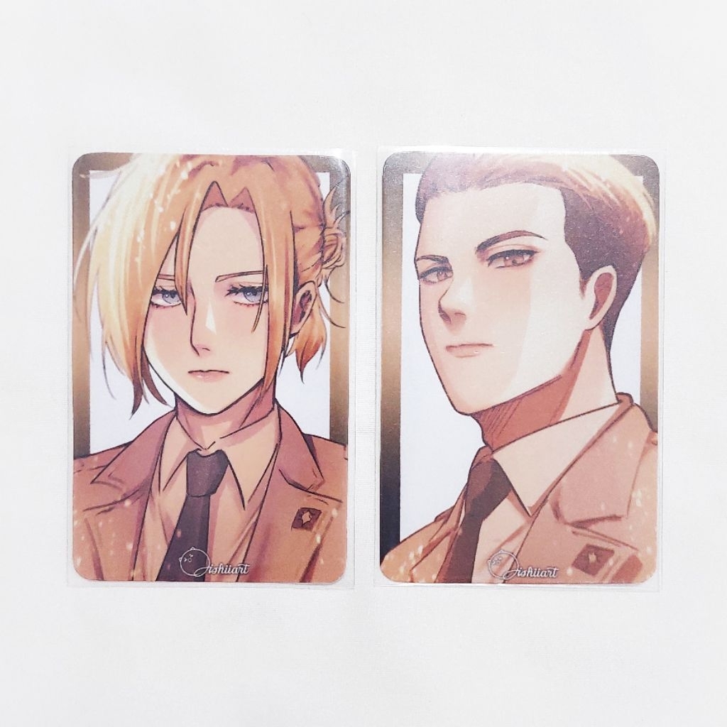Attack on Titan Warriors Marley Annie & Porco Photocard PC Poca & Sticker Fanmerch