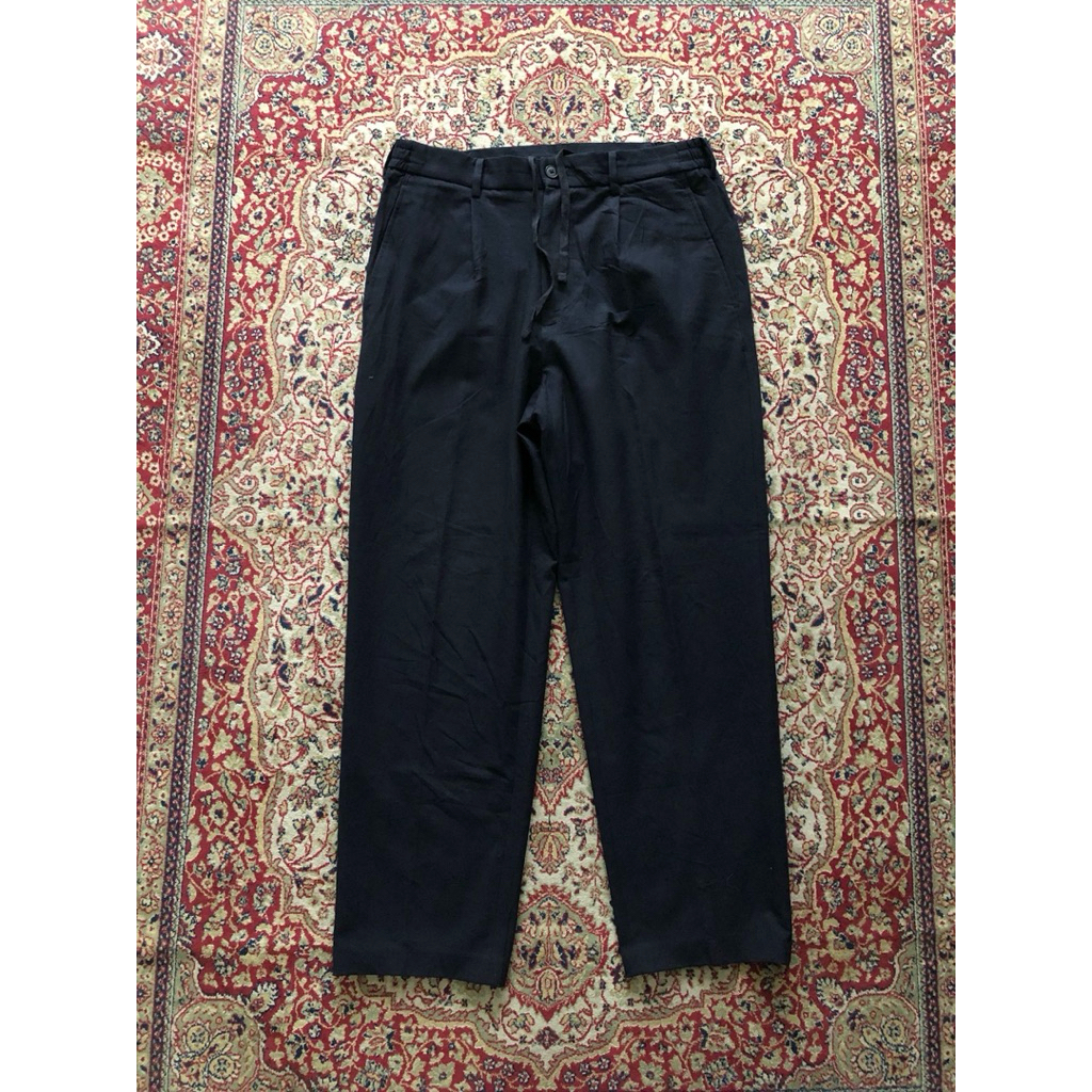 Celana Uniqlo pleated wide pants Casual Uniqlo work pants HH196