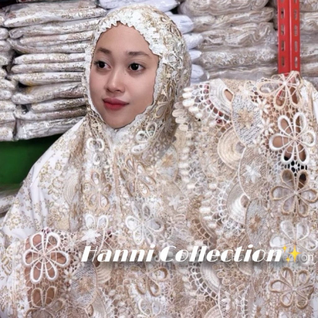 Mukena foil prada seroja mawar twotone Full KD (BISA COD)