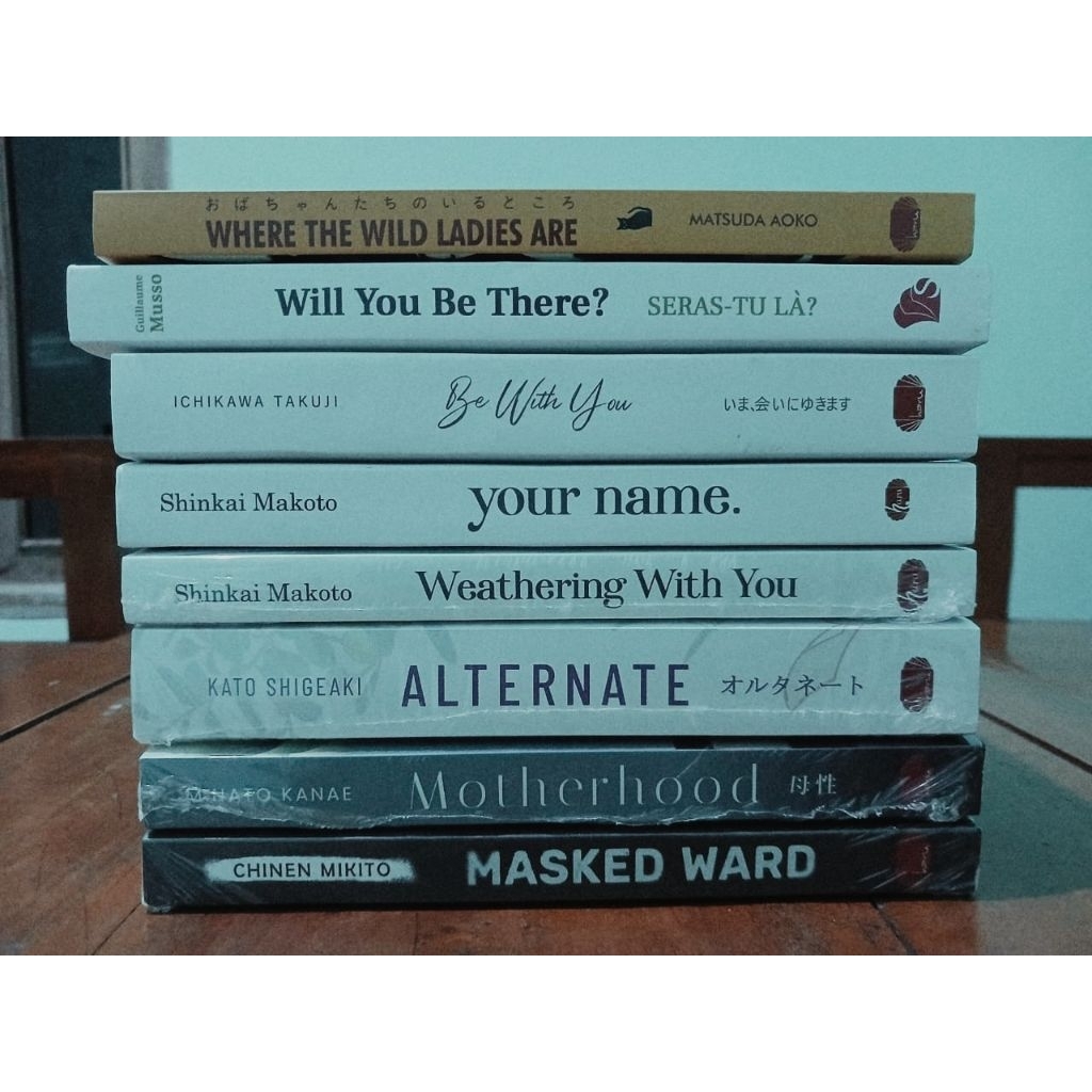Preloved Buku Novel Penerbit Haru - Your Name, Weathering With You, Alternate, Will You Be There, Be