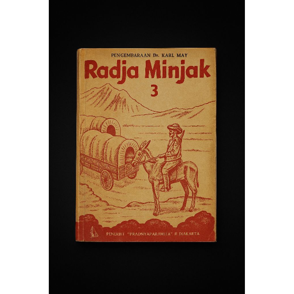 Buku novel jadul PENGEMBARAAN DR KARLMAY RADJA MINJAK 3 1960an