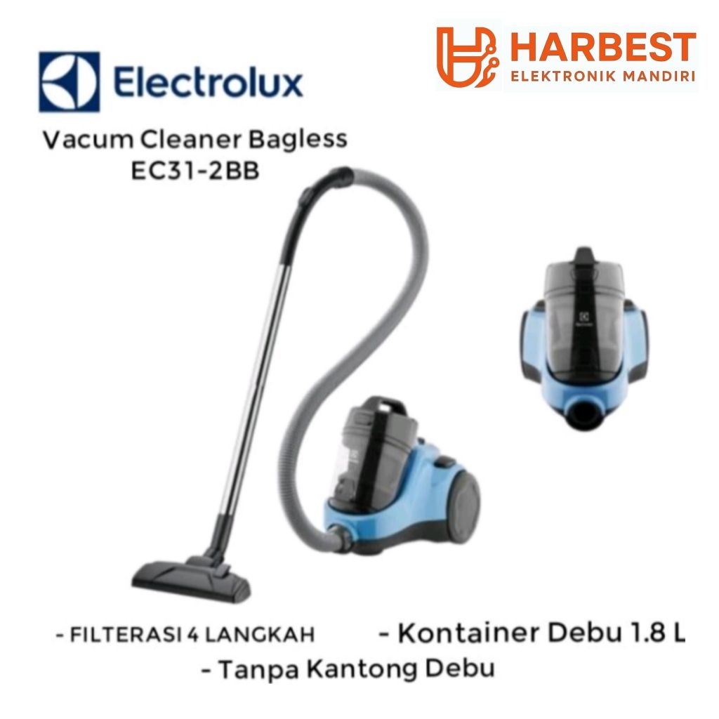 TERMURAH STOCK TERBATAS ELECTROLUX - EC31-2BB VACUM CLEANER BAGLESS MODEL EC31-2BB- Original ELECTRO