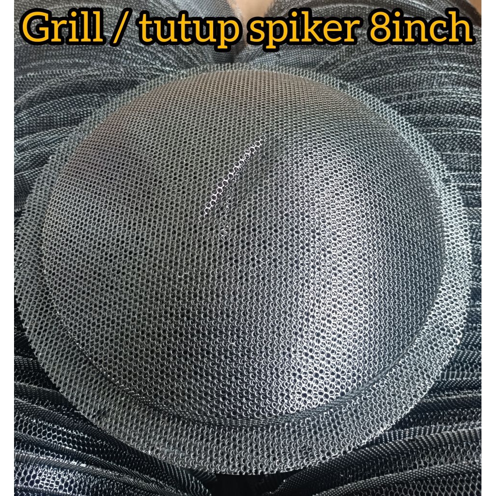 GRILL SPIKER /TUTUP SPIKER 8inch BAHAN BESI/ALMUNIUM