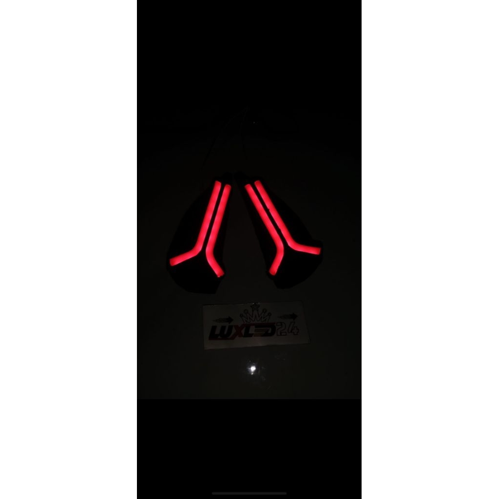 variasi lampu sein motor Mio smile