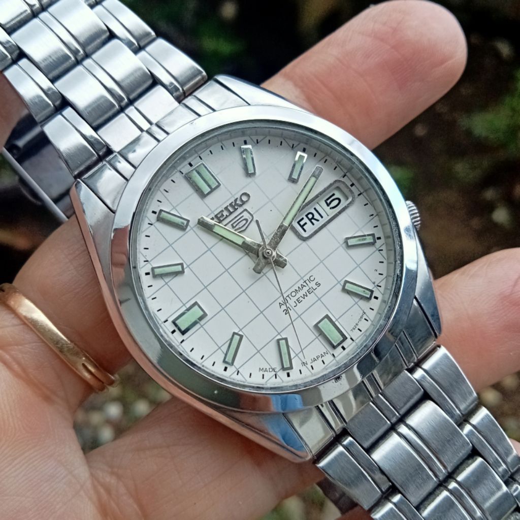 Seiko 5 Automatic 21 Jewels SNKF77J1 Cal 7s26-03B0 Dial Kotak