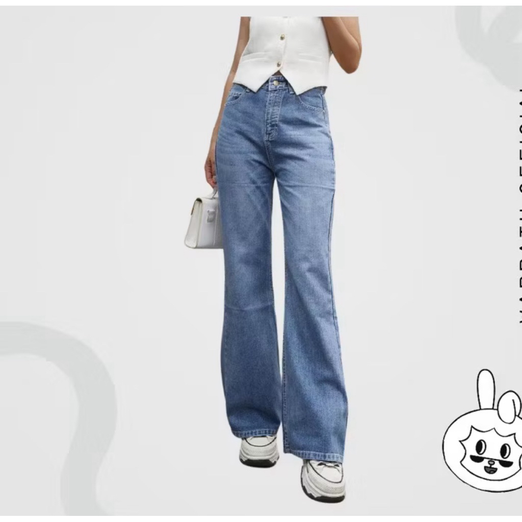 Preloved Jeans Warpath! Jual Jeans Wanita model flare cutbray