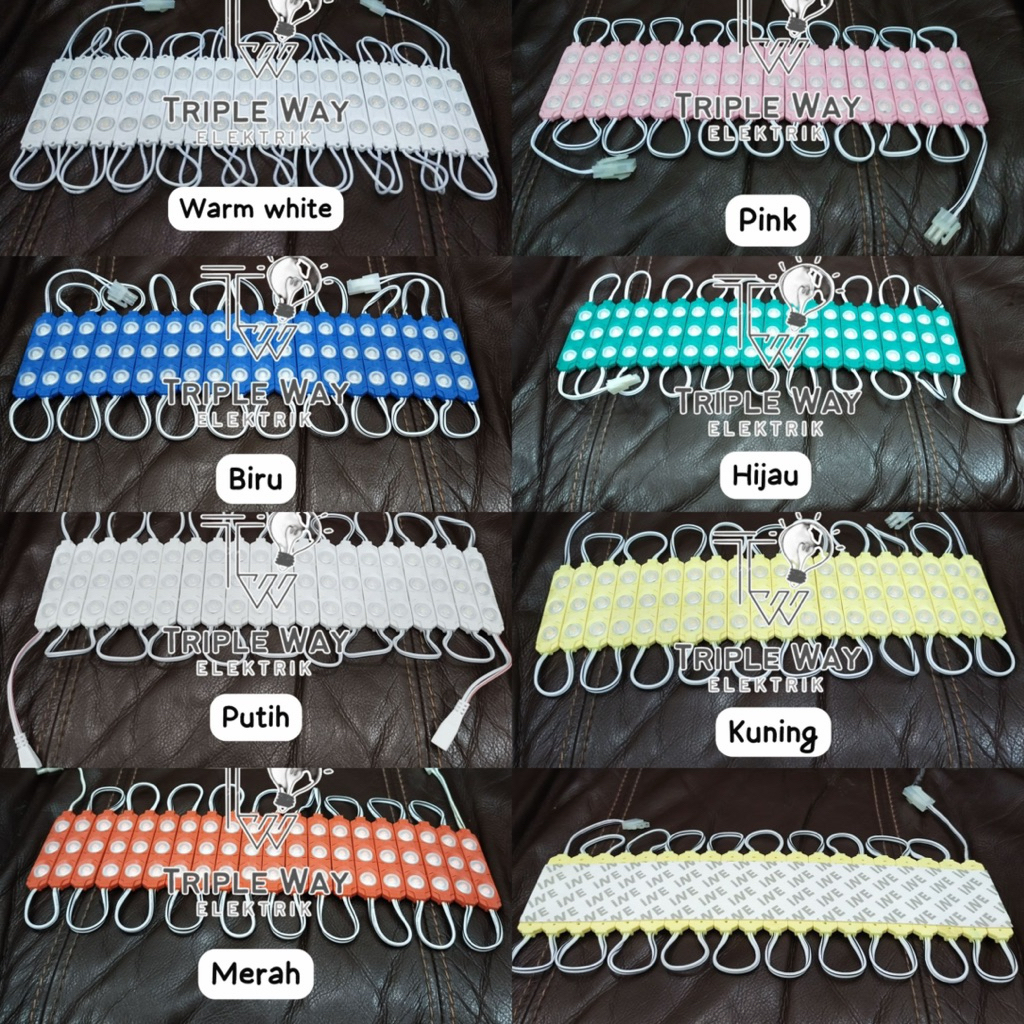 Lampu LED 3 Mata AC 220V Super Terang – Hemat Listrik & Tahan Lama ecer (harga 1pc)