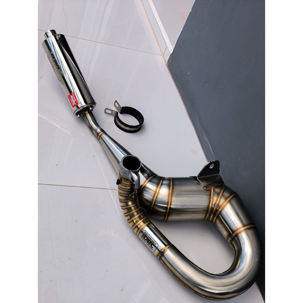 Knalpot Vespa Drc Tipe Ervi Full Stainless Vespa Klasik Drc Victory