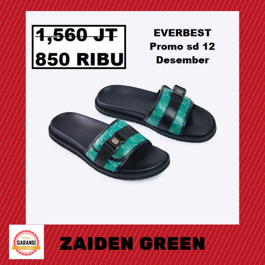 Sandal slide Pria Everbest sale seri ZAIDEN 100% Original Store